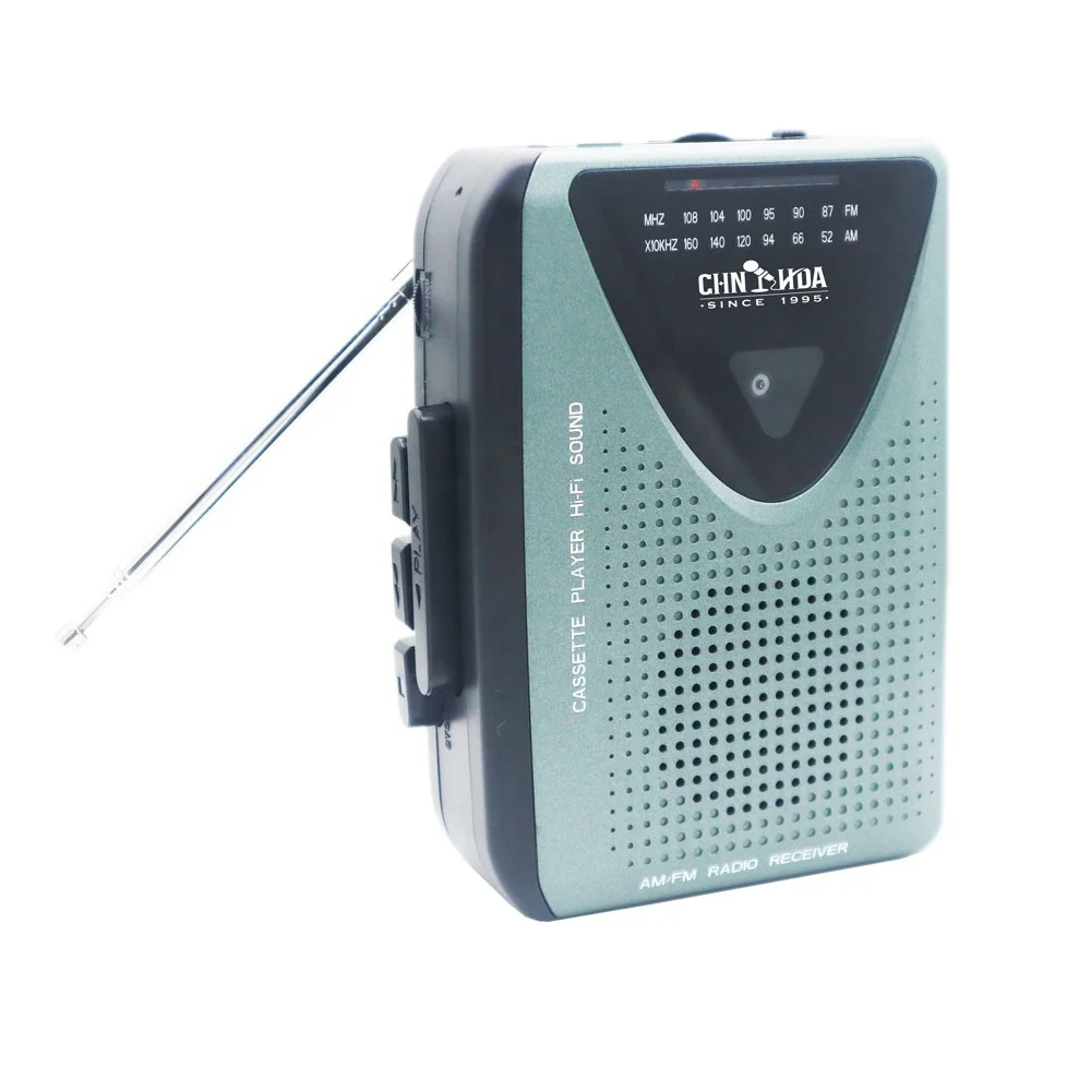 Chnhda Кассетный рекордер проигрыватель модный с am fm-радио прозрачный плеер walkman индивидуальная