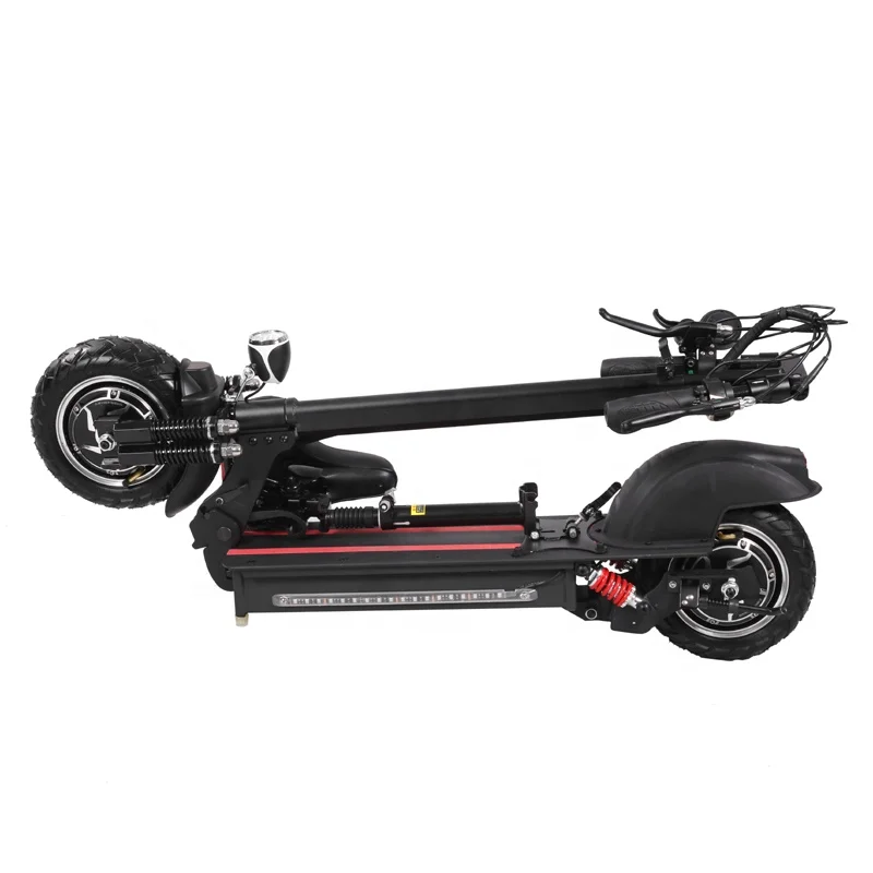 Powerful Electric Scooters for Adults 2020 Foldable 48V 2400W 20AH 10 Inch Ce 48v 18.2AH 200kg Front and Rear Suspension 60-80km
