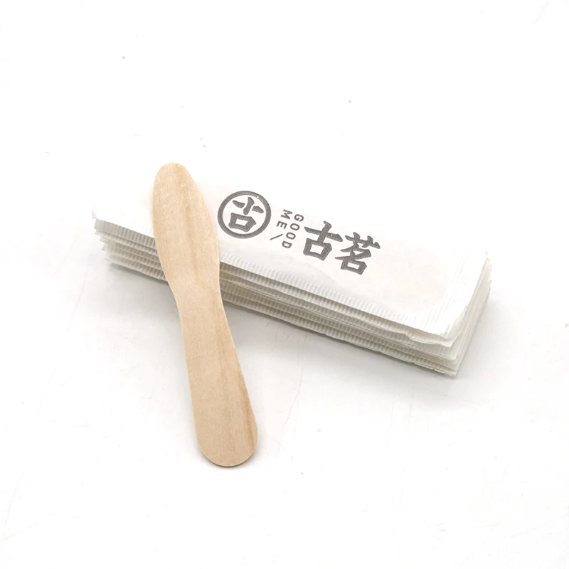 75mm Wrapped wooden ice cream scoop icecream spoon