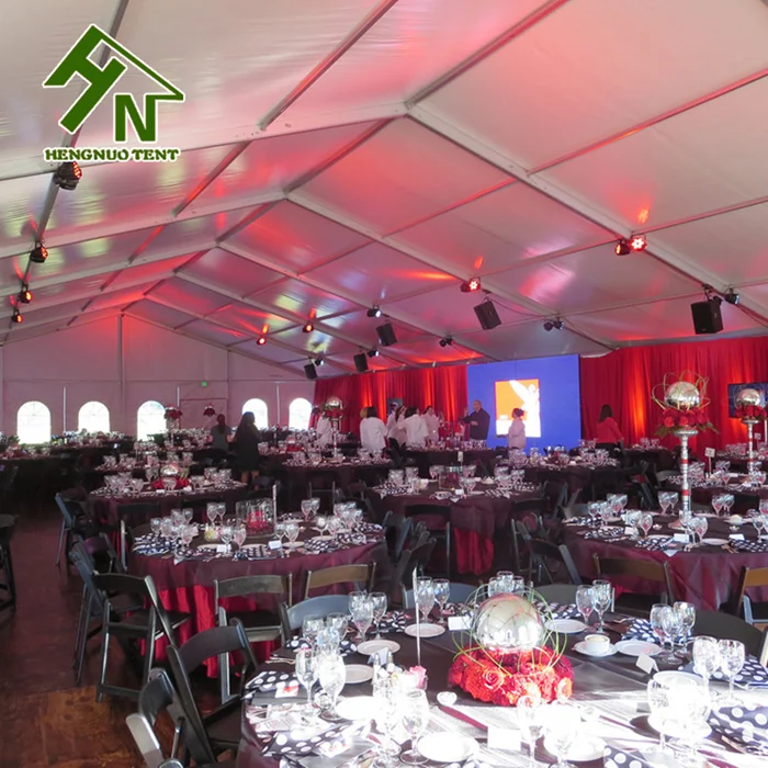 10x25m 15x20m 20x25m Aluminum Fame Outdoor Marquee Tent Canopy For Marriage Ceremony Events