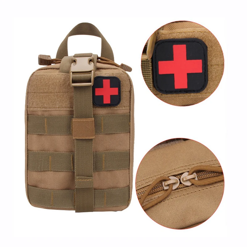 IFAK Emergency Medical Tactical Rescue Bag First aid Kit Portable Trauma Survival Tools Kit for Workplace Outdoor Earthquake
