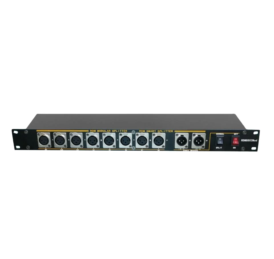 Поддержка оптической изоляции RDM dmx 8 way splitter