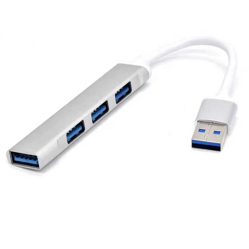 USB3.0 4 Ports Usb Adapter for mouse keyboard flash driver Aluminum Usb3.0 4-In-1 Usb Hub5Gbps Usb 3.0 2.0 Adapter hub