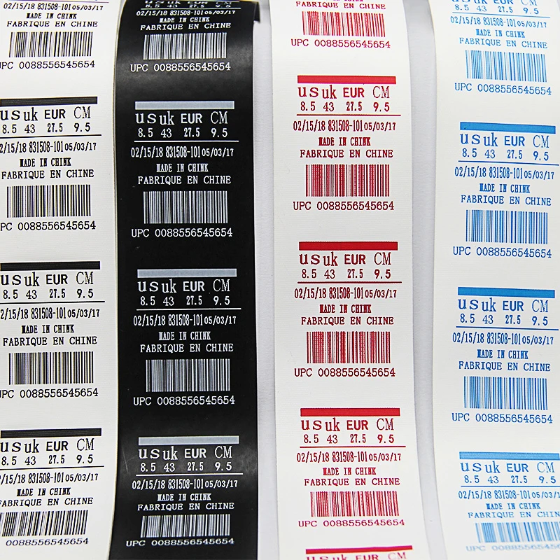custom waterproof hot melting press Clothing Care Sport Shoe Tongue Tpu Film adhesive Label tag