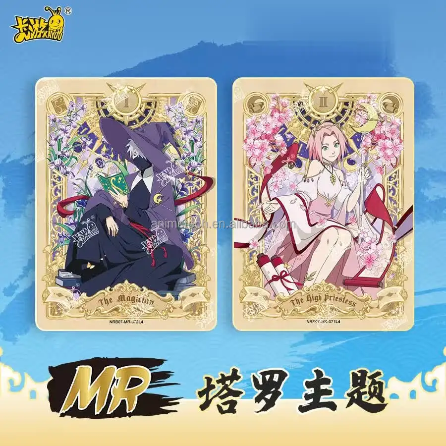 Wholesale Naru toes Kayou T2w7 NEW Edition Anime Trading Card Collection Paper-Based Bronzing Barrage Flash Cards Original