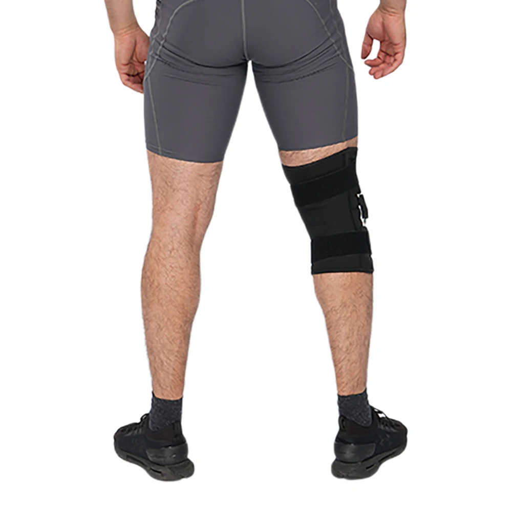 Wholesale Custom Breathable Folding Plate Steoarthritis Orthopedic Hinged Knee Brace Support