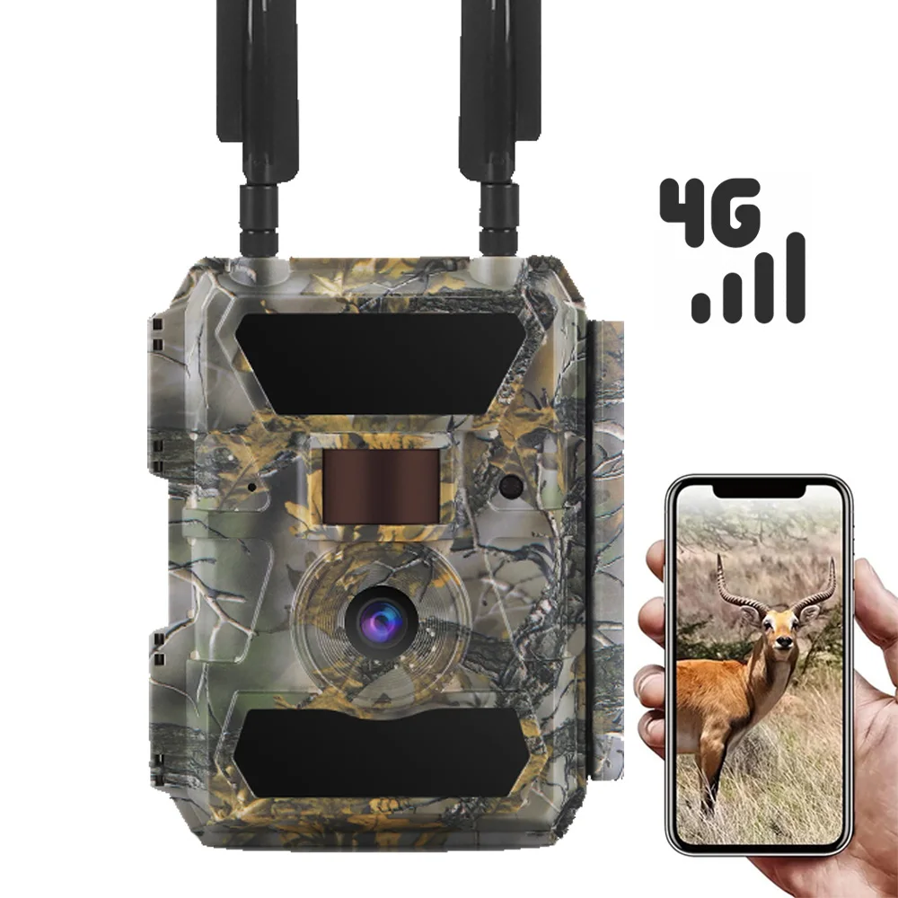 Наружная 4g солнечная пробная камера wildcamera met nachtzicht lte для охоты