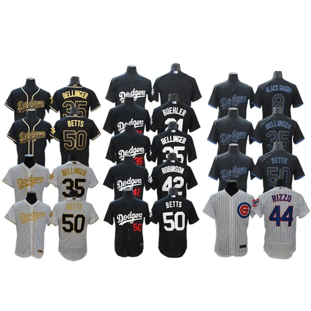 
high quality Los Angeles Dodger baseball uniform jersey Betts 50 Buehler 21 Seager 5 Byrant 24 jersey 