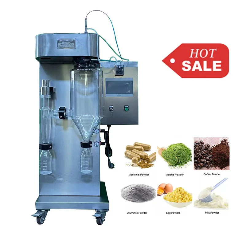 2l Lab Small Mini Solvent Egg Instant Coffee Washing Powder Centrifugal atomizer Milk Spray Dryer Machine Price
