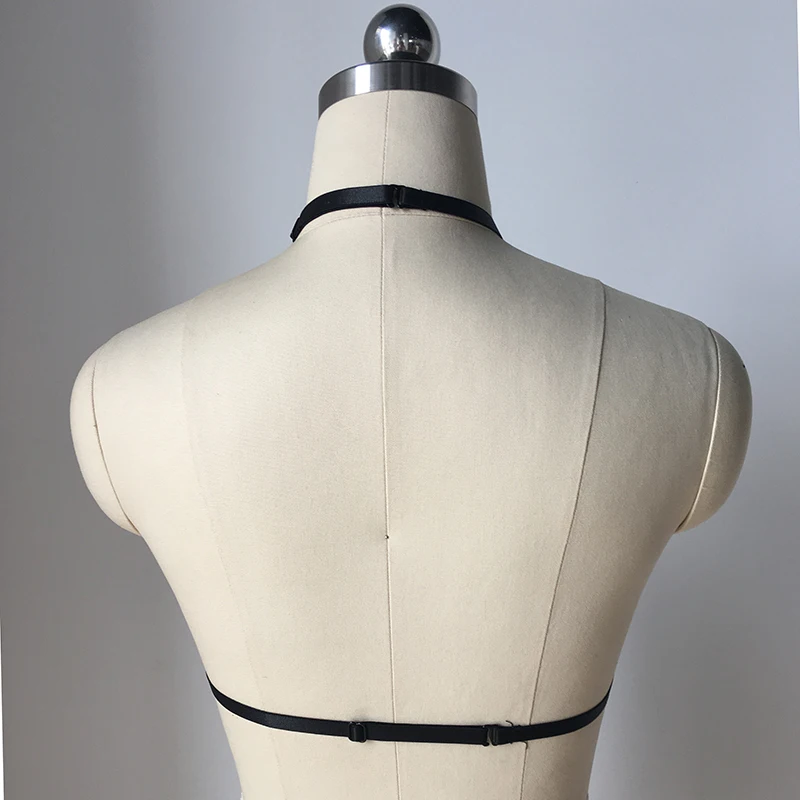 Adjustable  Red Black Sexy Ladies Underwear Women Gothic Elastic Erotic Lingerie Body Harness O0508