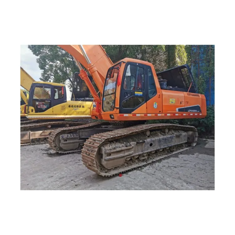 Южная Корея оригинальный Doosan DX420 использованный экскаватор/несколько рабочих часов 420 daewoo doosan