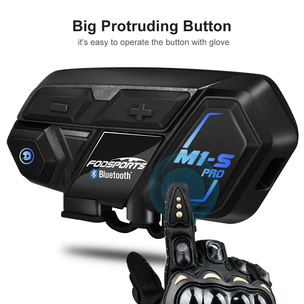  Fodsports M1-S Pro 8 райдеров группового сообщения шлем гарнитура домофон