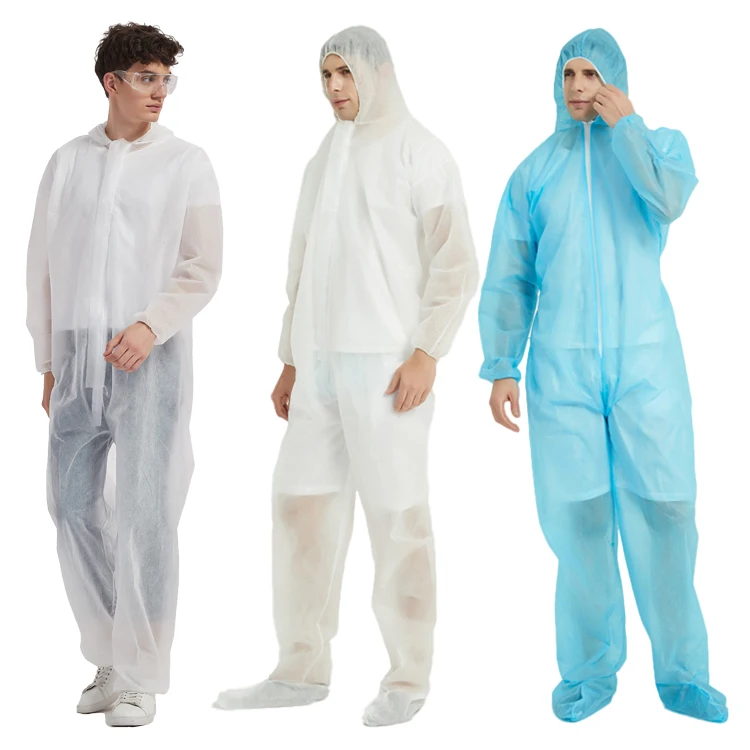 China Wholesale disposable coverall 40gsm tyvek coverall protective clothing for hospital