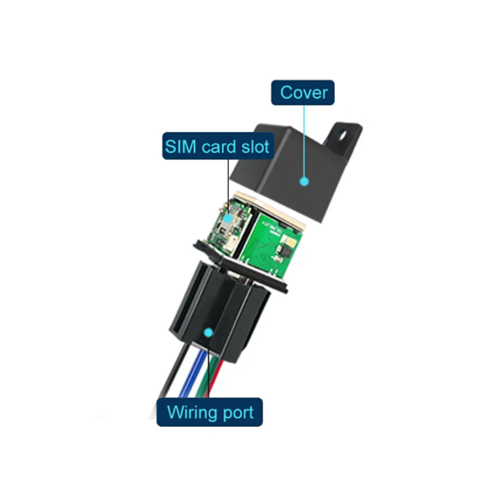 Best-hidden relay gps tracker CJ720  car truck motorcycle gps tracker with cut off engine function free app platform LK720