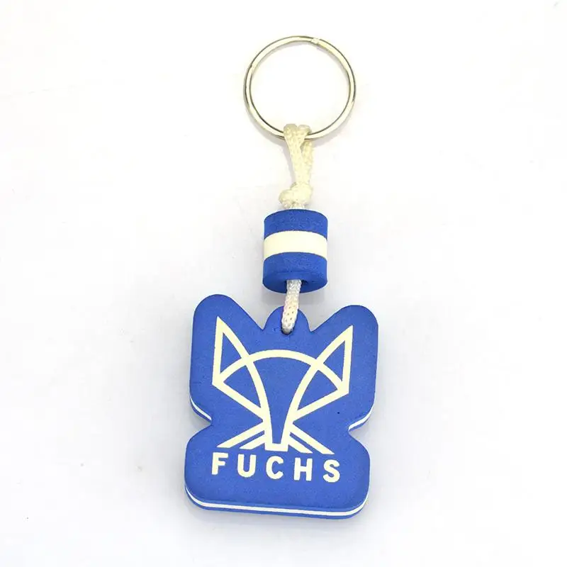 Keyring Maker No Minimum Custom Made Your Own Blank Bulk Printed Eva Key Rings Foam Key Chain Floating Keychain