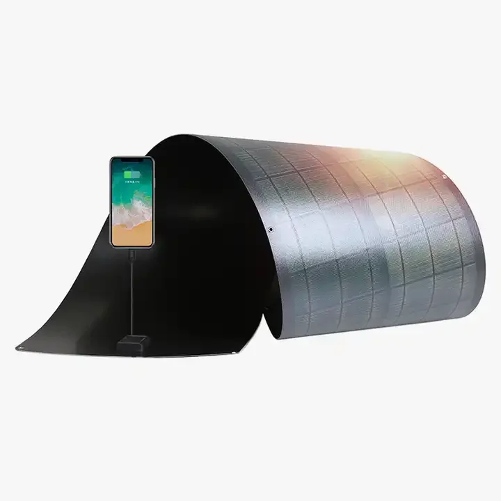 200W Thin EVA Film Flexible Rollable 200 Watts Amorphous Silicon Thin Film CIGS Solar Panel