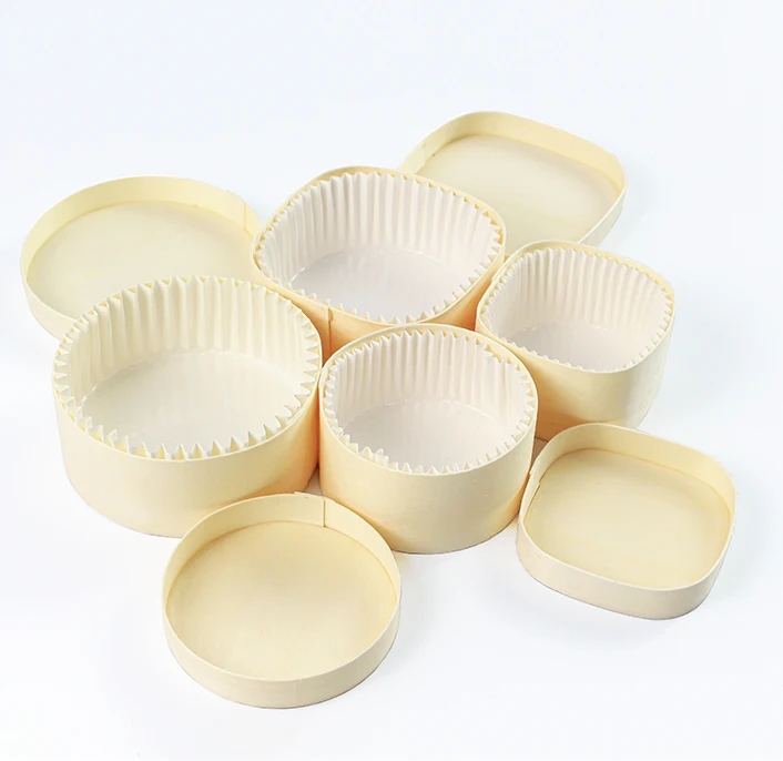 Cheap price ECO Friendly Wooden Round Cake Dessert Box With Lid Wooden Food Container With Customize Logo