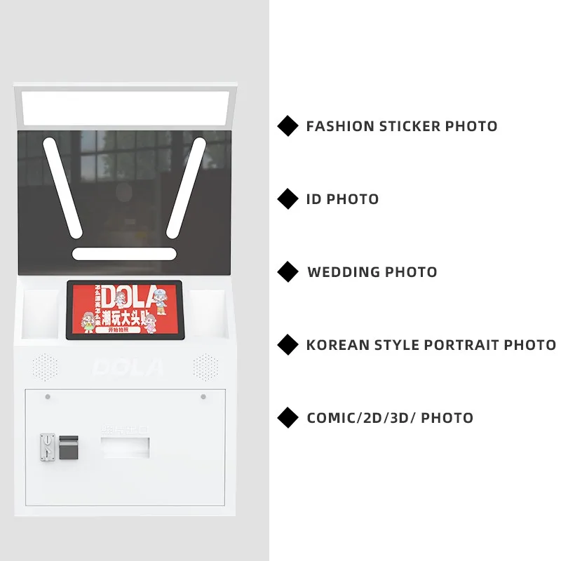 Photobooth Backdrop Instant Printer New Polaroid Photo Booth Packing for Wedding Party Events HOT SALE