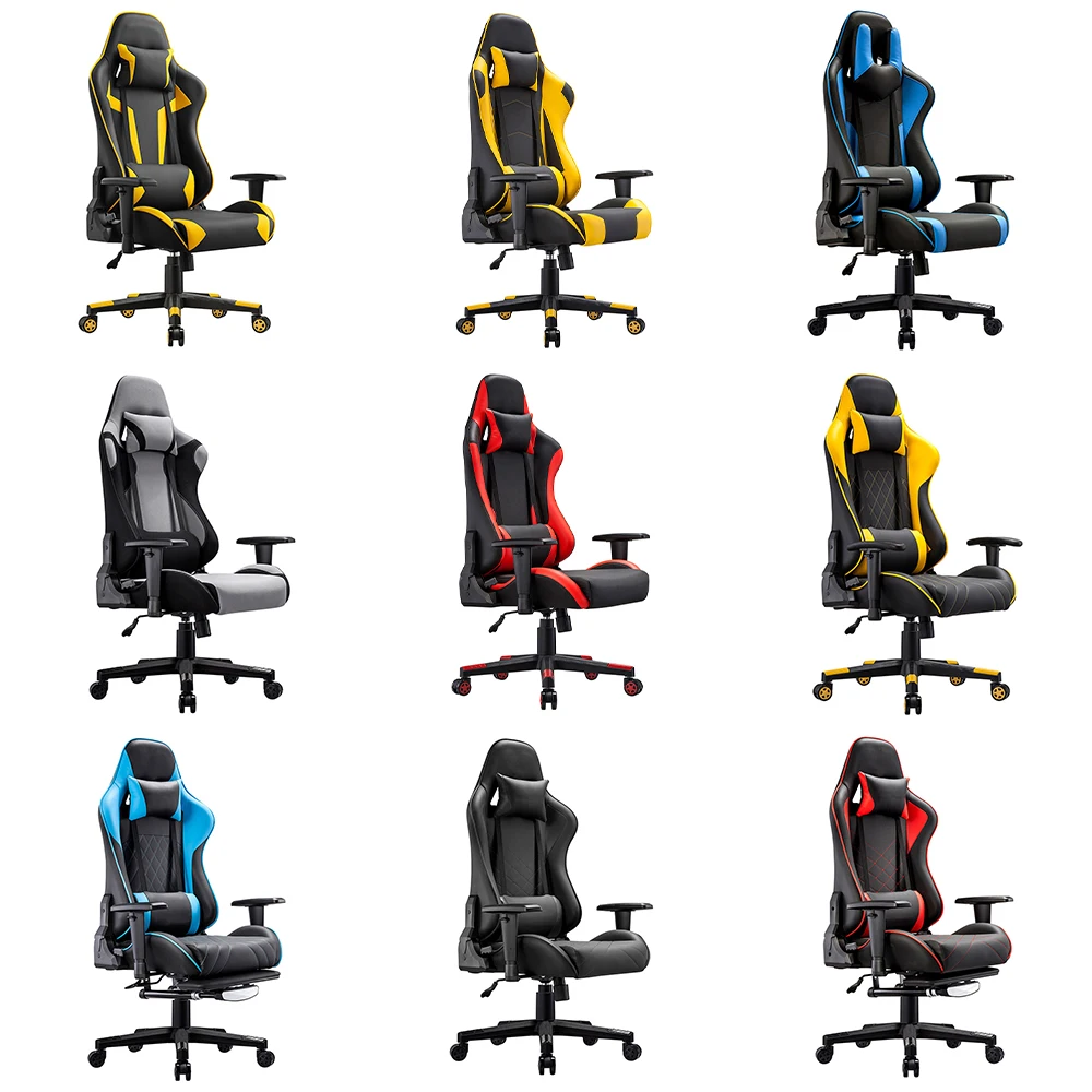 Wenchen G096A-1 High Quality Custom Executive Luxury 4D Armrest Ergonomic Footrest Gaming Chair