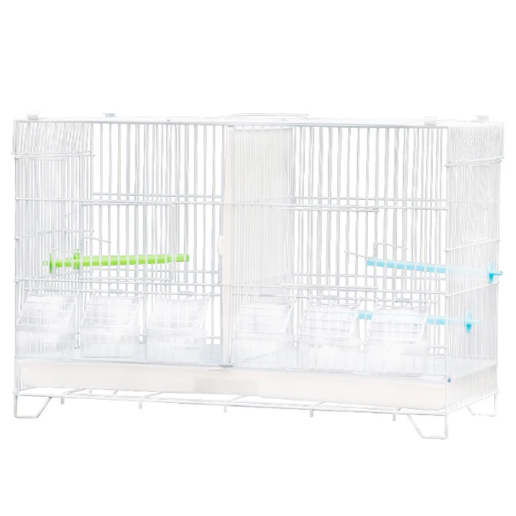 Wholesale Comfortable Clapboard Peony Lovebird Parrot Bird Metal Cages