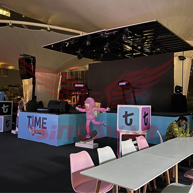 Customized OEM ODM Event Stage Truck Goal Post  Mobile Stage Truck With Sound System