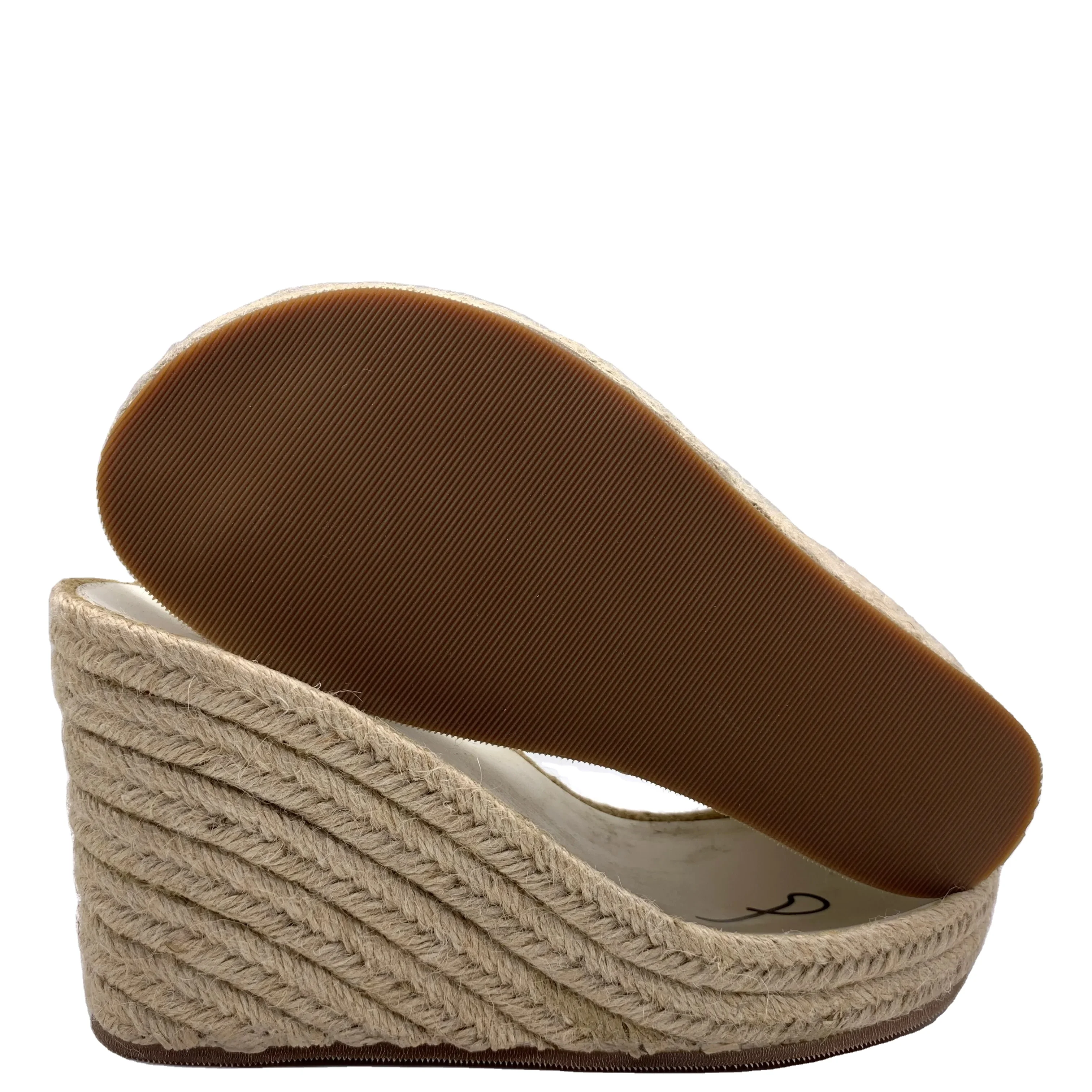 Women High Sole Espadrilles Jute Sole Sandal Shoe Sole Lady