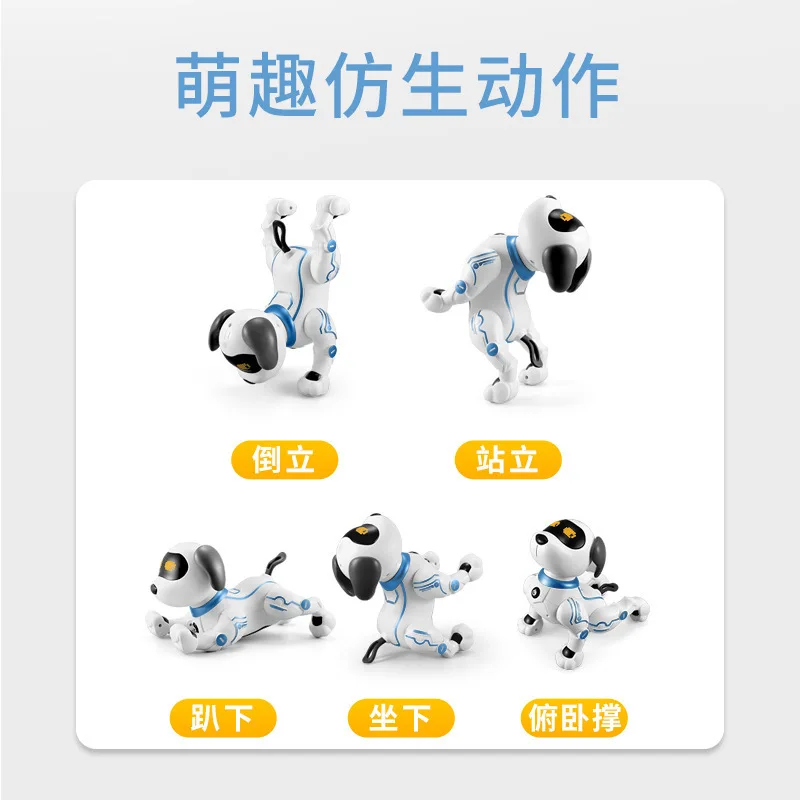 New Wholesale intelligent robot dog Programming Stunt Dancing rc robot dog