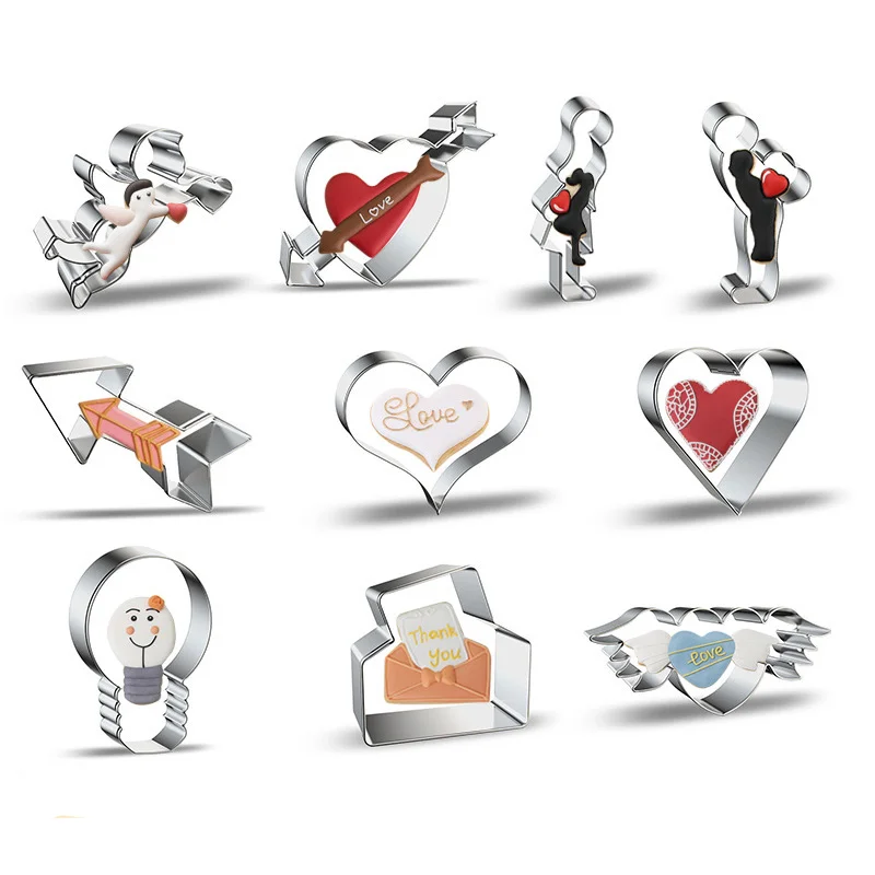 Amazon Heart Cookie Cutter Dress Decorate Cake Wedding Cookie Cutter