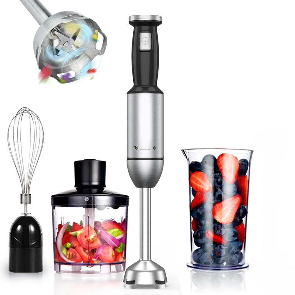 Oufeel household  Portable Electric S/S blade and whisk 2 speeds mini hand blender