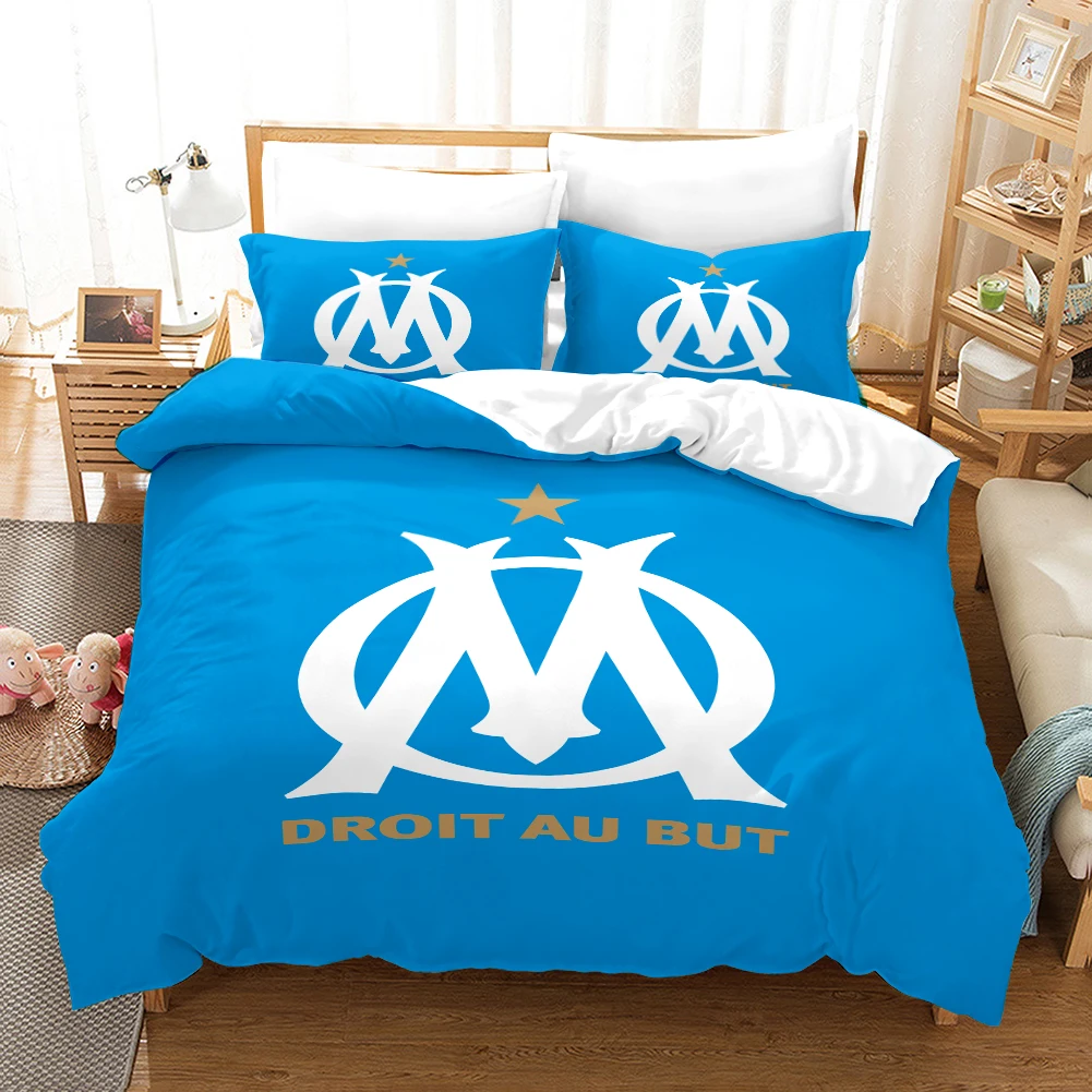 
Factory supply 3d beddings FOOTBALL CULB 4th bed sheet bedding set luxury newly bed sheets cover set 