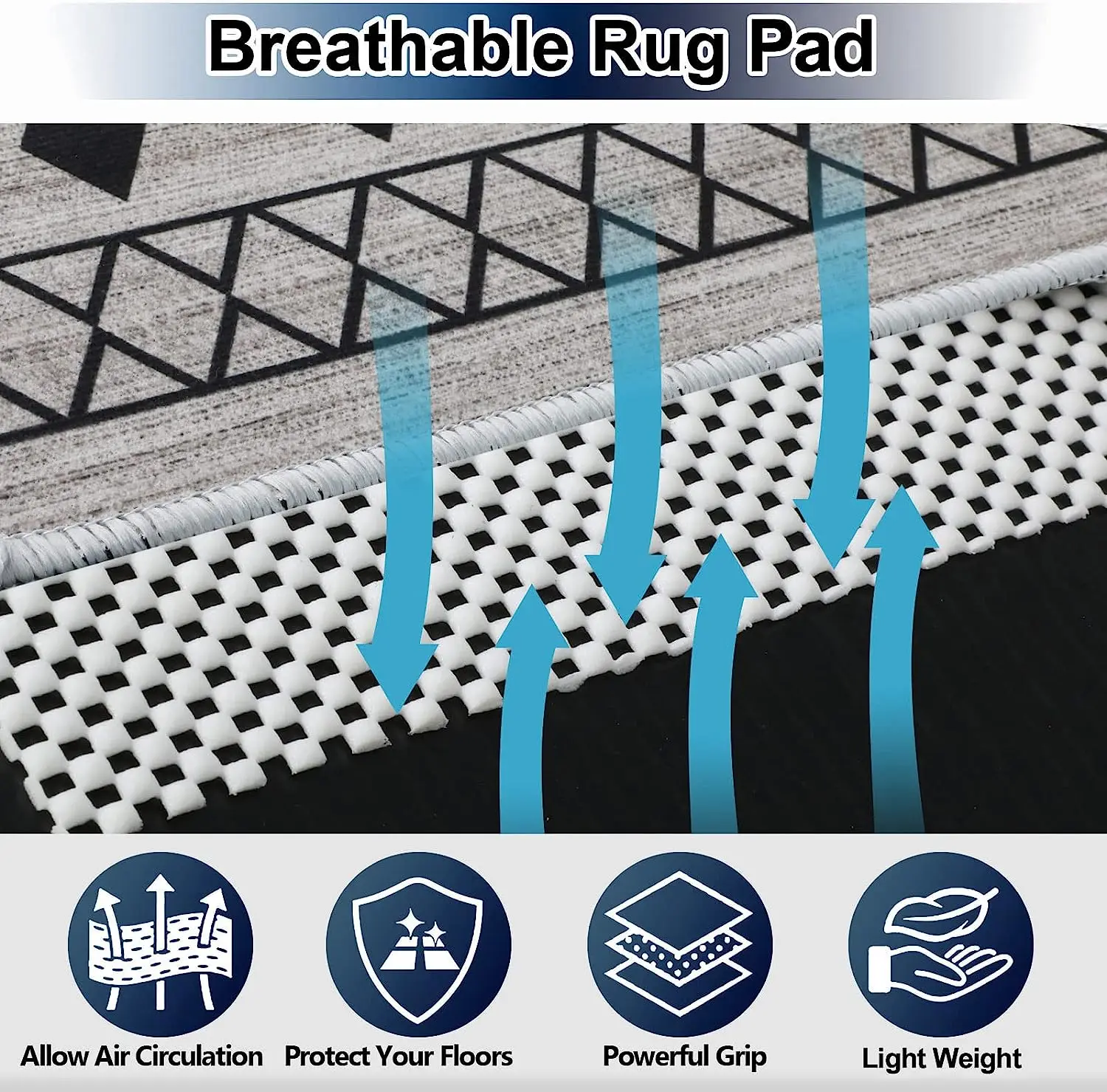Non-Slip Rug Pad Premium Protectors for Your Floor Coverings