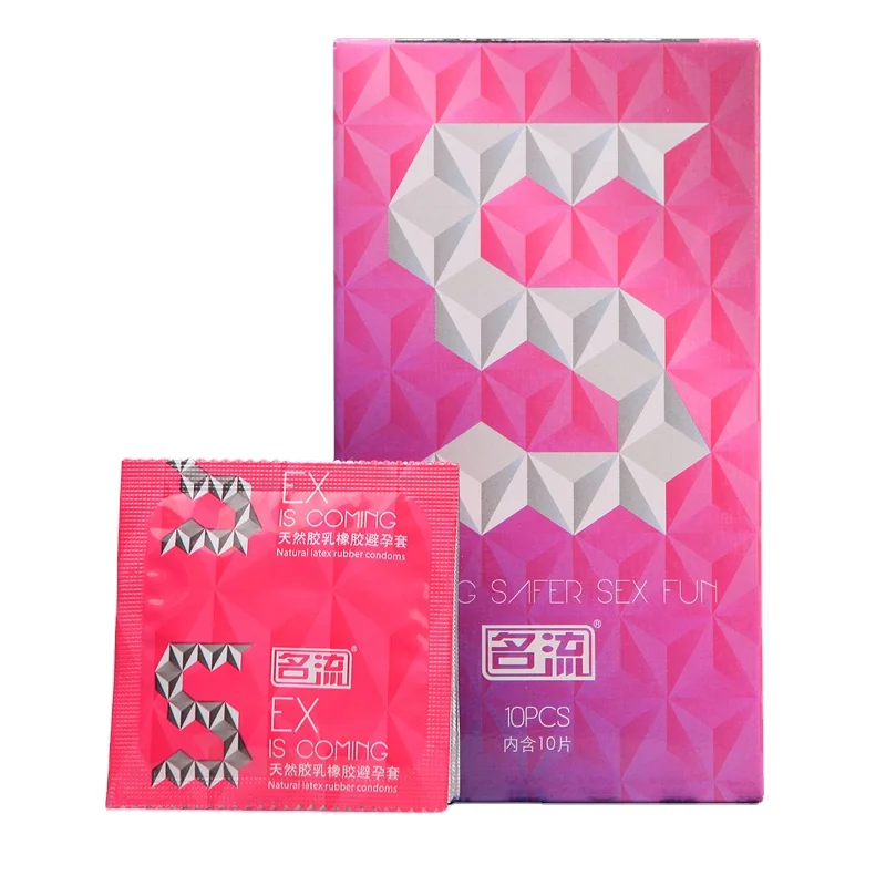 Sex products delay condom 10pcs/box floating point type for men from guangzhou