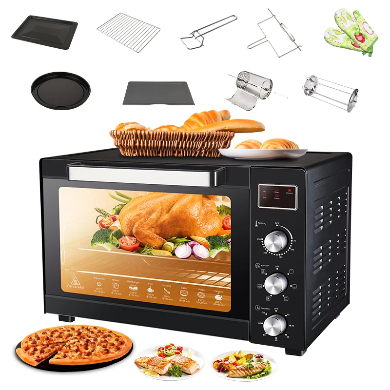 Hot sale with hot plate bread corn microwave household french fries grilled fish mini electric oven