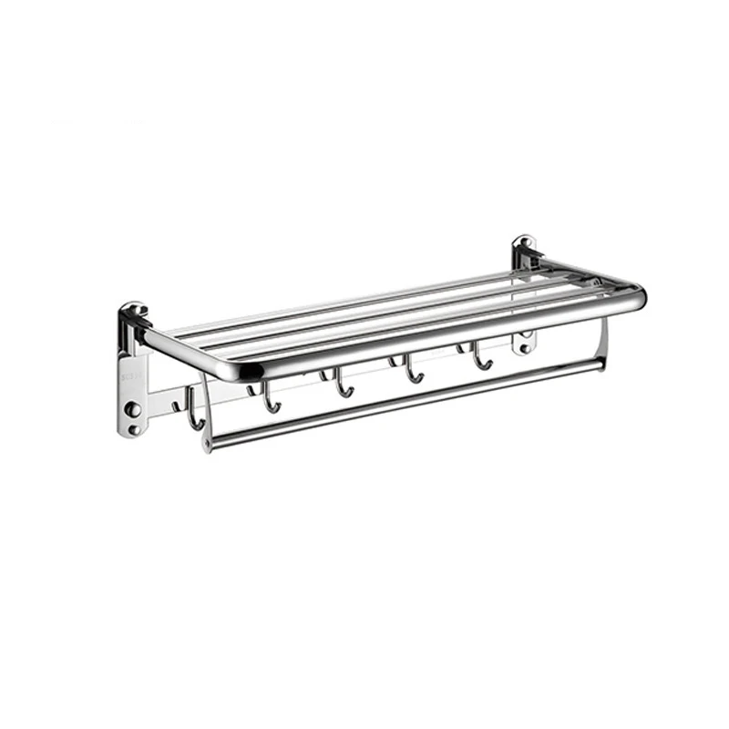 5-Piece Bathroom Pendant Set Includes Towel Rack Towel Bar Storage Rack Toilet Brush Tissue Box Construction Sites Hotels