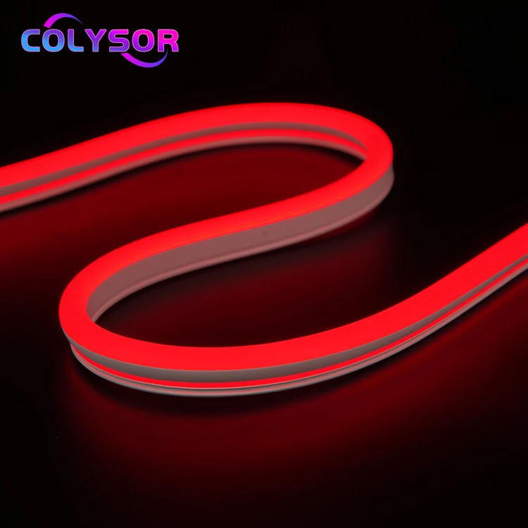 Low Price IP65 PVC Rope Lamps Shop Buildings Silicon Single Surface Illuminated Flex 5m roll 6mm 12v 1cm Cut LED Neon Tape