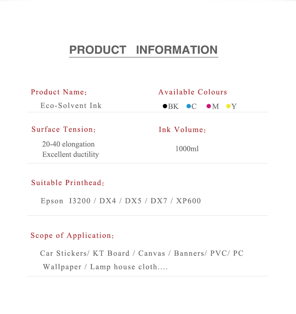 eco solvent ink