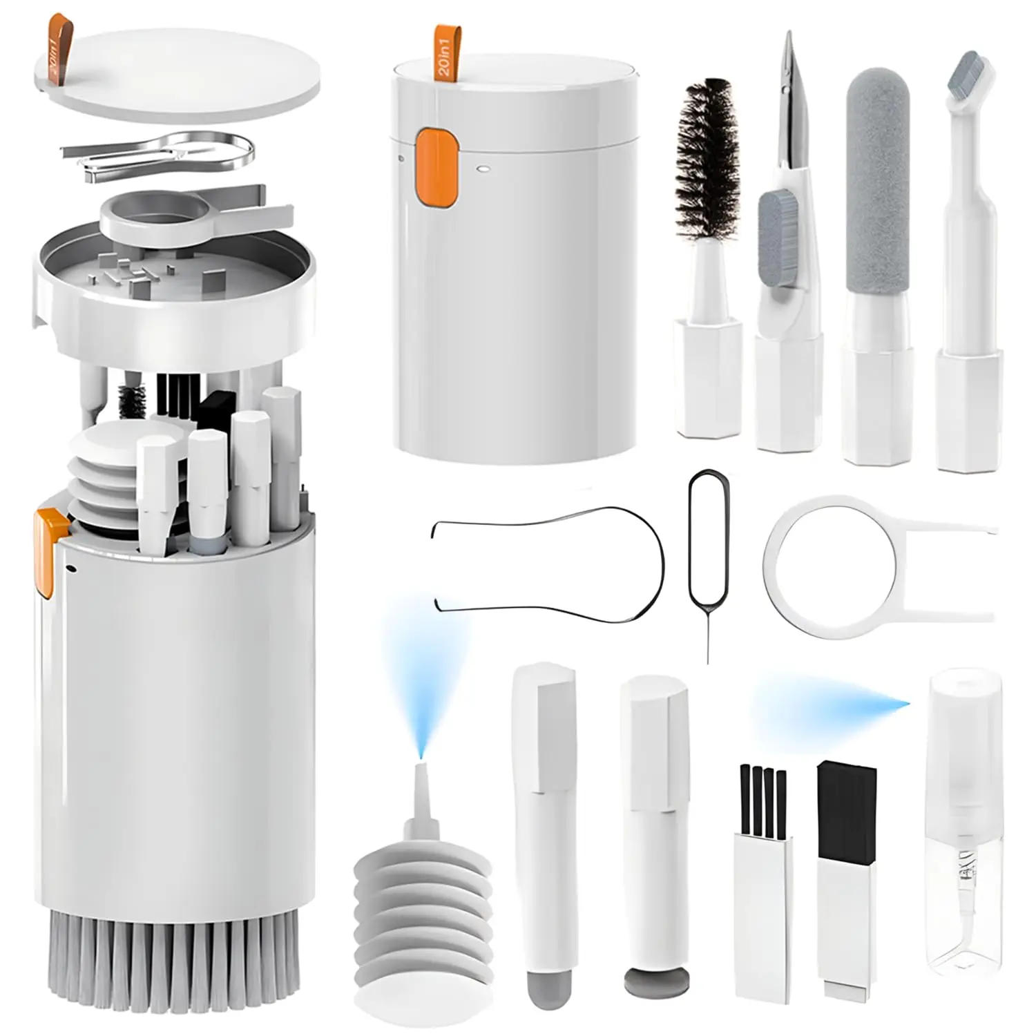 Earbuds Headphone 20 in 1 Cleaning Tools Multifunctional Earphone Cleaning Kit For Airpods Cleaner Brush Pen