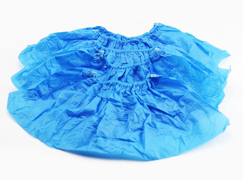 Cpe Disposable Shoe Cover Anti-Dust Black Color antislip boot cover for Surgery