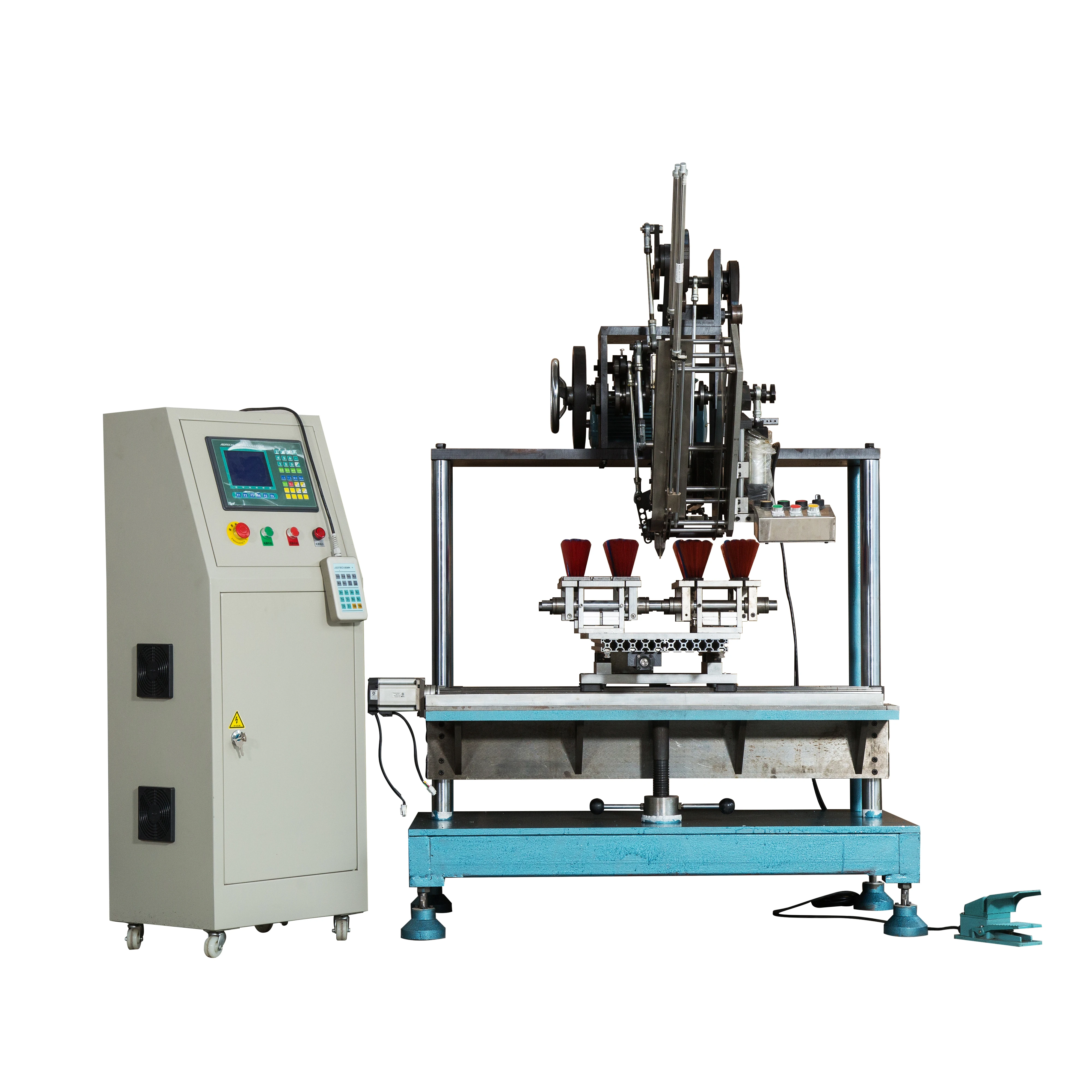 
HighSpeed NC Double Color Toothbrush Tufting Machine Brush Machine 