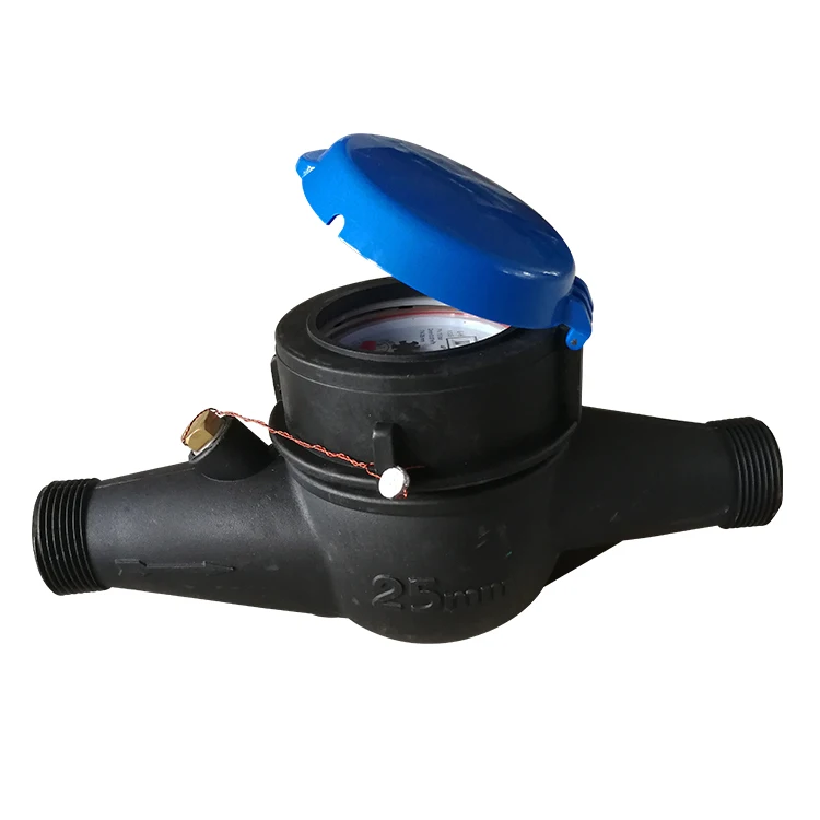 25mm Multi Jet Dry Type Plastic Body smart water meter