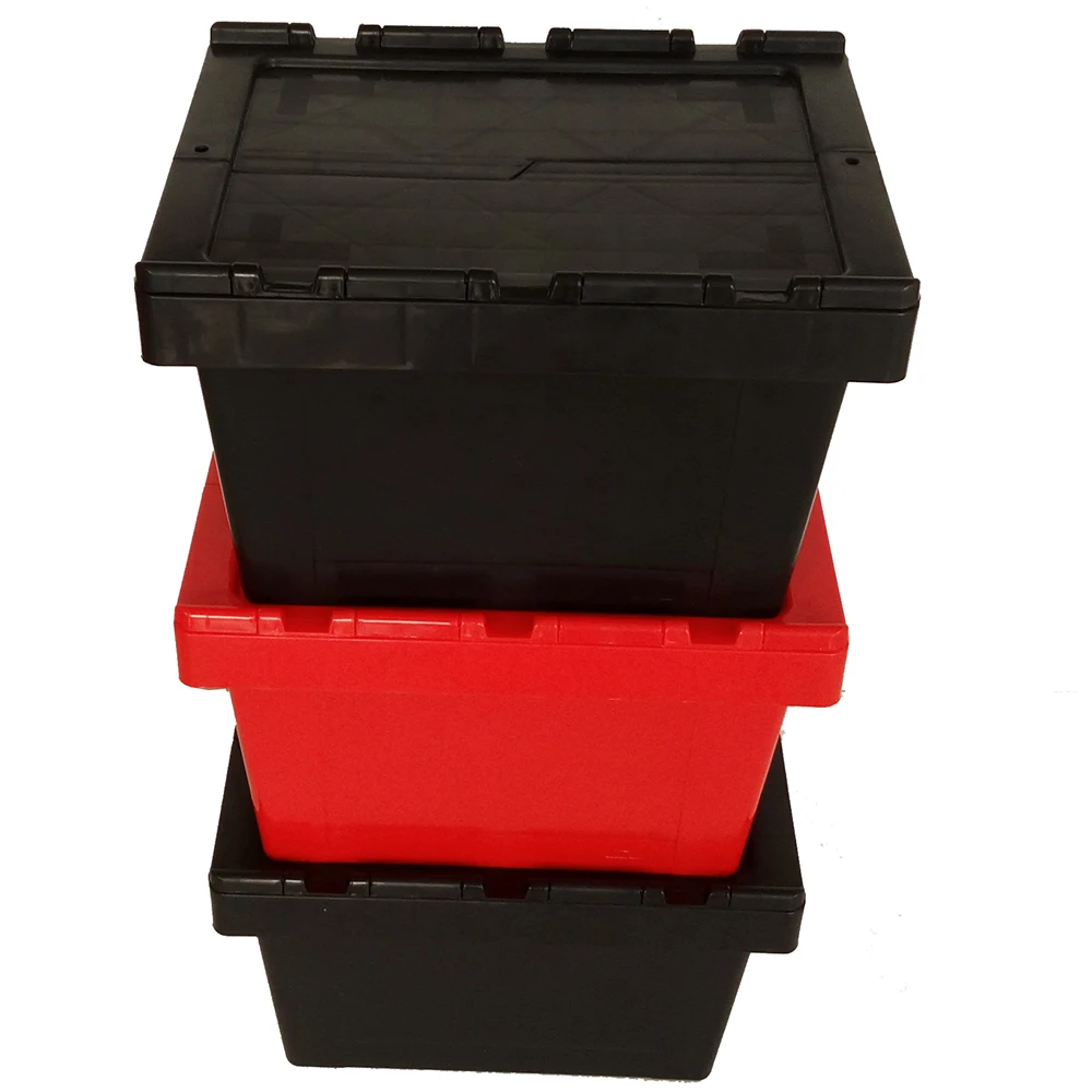 Mover Company Using Plastic Solid Bulk Moving Box with Lid
