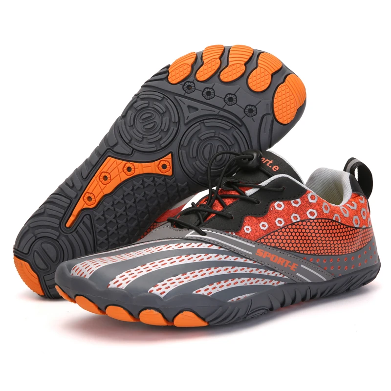 2021 Нескользящие босоножки для воды, мужские пляжные ботинки для плавания, быстросохнущая резиновая подошва, мужские ботинки для плавания