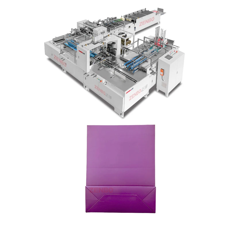 paper bag bottom card insert PLC machine