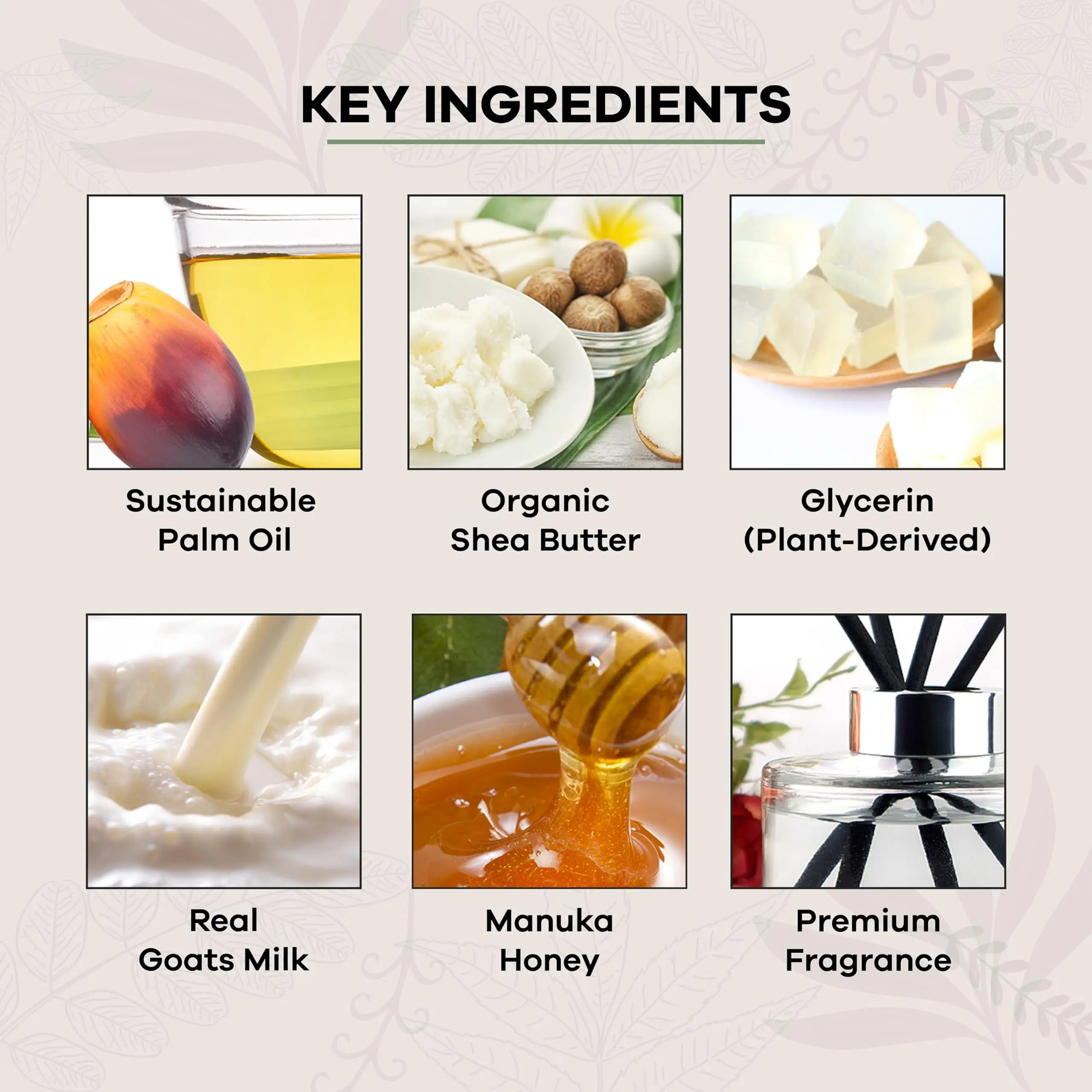 6.6 oz Australian Shea Butter Enriched Natural Tea Tree Oil Ingredient Tea Tree with Sage Extract soap Pack of 8