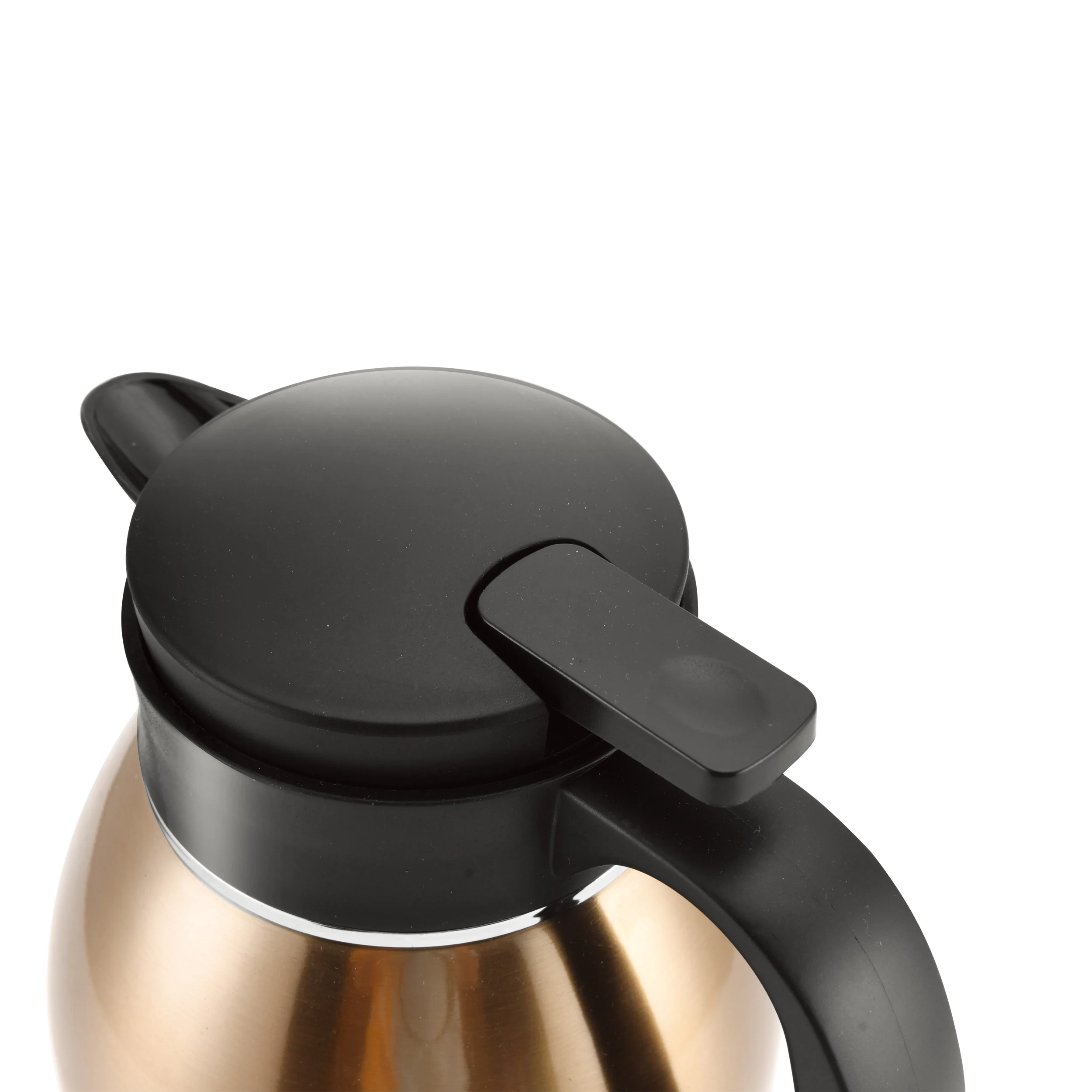 copper coated thermo vacuum kettle cheap stainless steel double wall water pot