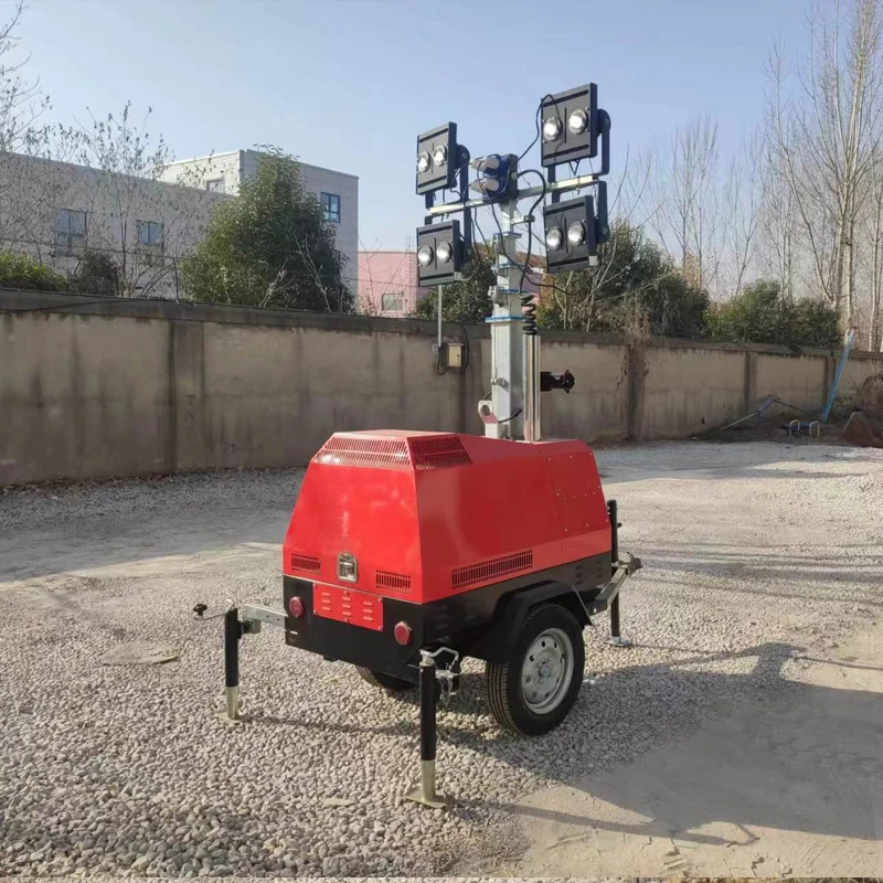 Гидравлическая мачта 5 м 7 9 10 кВт 6 360 градусов телескопическая Выдвижная Световая Башня Генератор