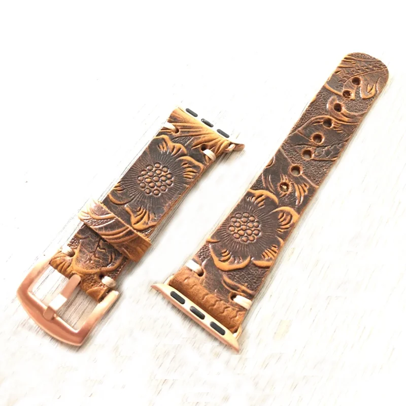 Ремешок кожаный для IWatch Band Series 1 2 3 4 5 6 7 Se 38/40/41 мм 42/44/45 мм