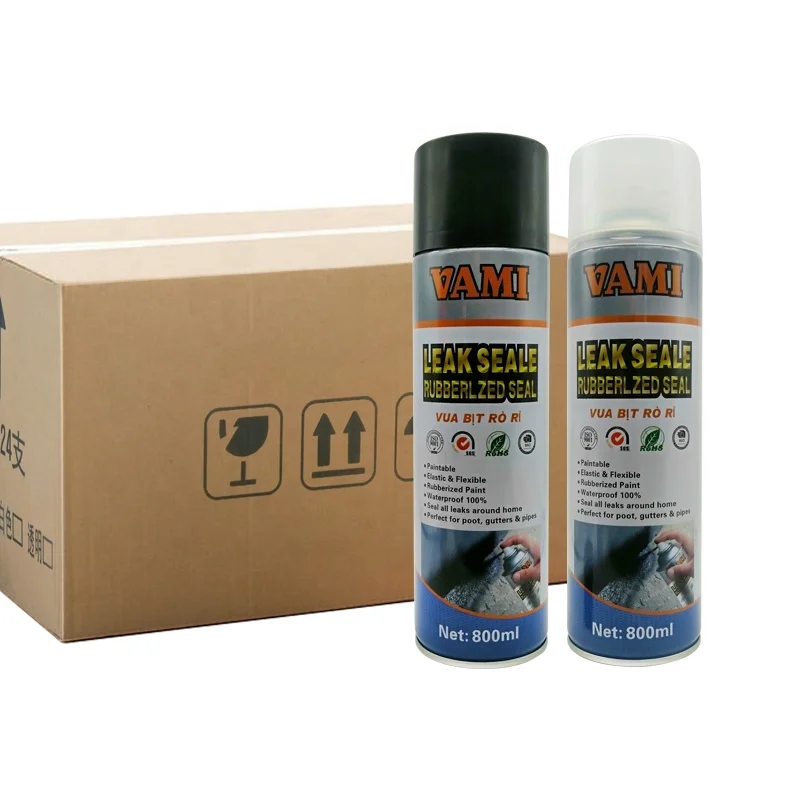 Leak seal rubberized  seal spray