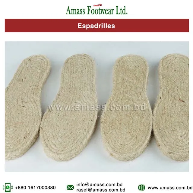 New Model Woman Espadrilles Sandals Jute Soles Without Rubber
