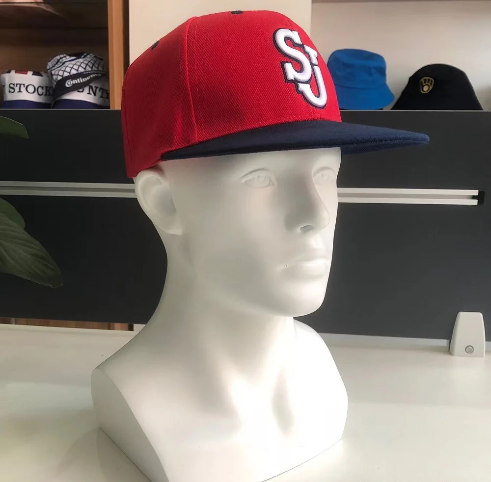 China wholesale custom 6 panel 3d embroidery flat brim Oem Classic Style snapback caps hats men Gorras Brim Yupoong Snapback